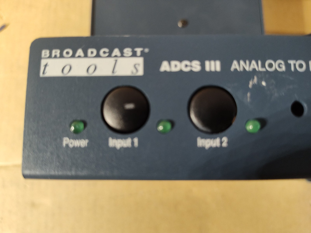 Broadcast Tools ADCS III EAS AES Digital Audio Analog Digital Converter - Nice !