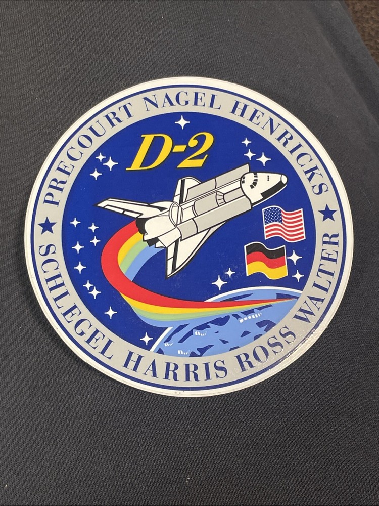 NASA STS55 Columbia Crew Sticker