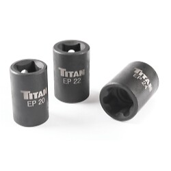 3PC External Torx Plus Socket Set Titan 17414