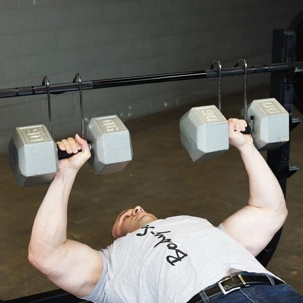 Body-Solid Tools Dumbbell Spotter Hooks - Perfect for Connecting