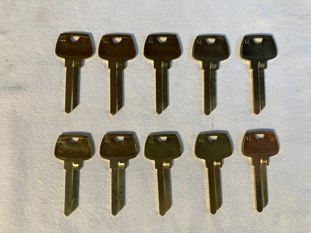 (10) Sargent LL 50-6275-LL 6 Pin Key Blank, LL Blank