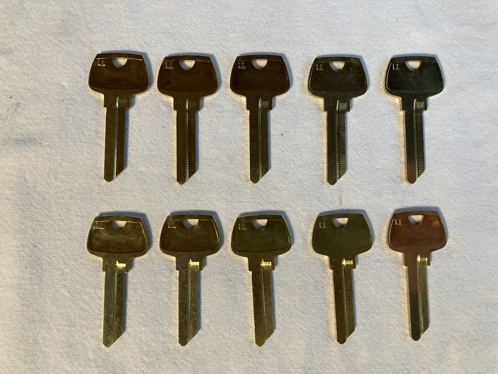 (10) Sargent LL 50-6275-LL 6 Pin Key Blank, LL Blank