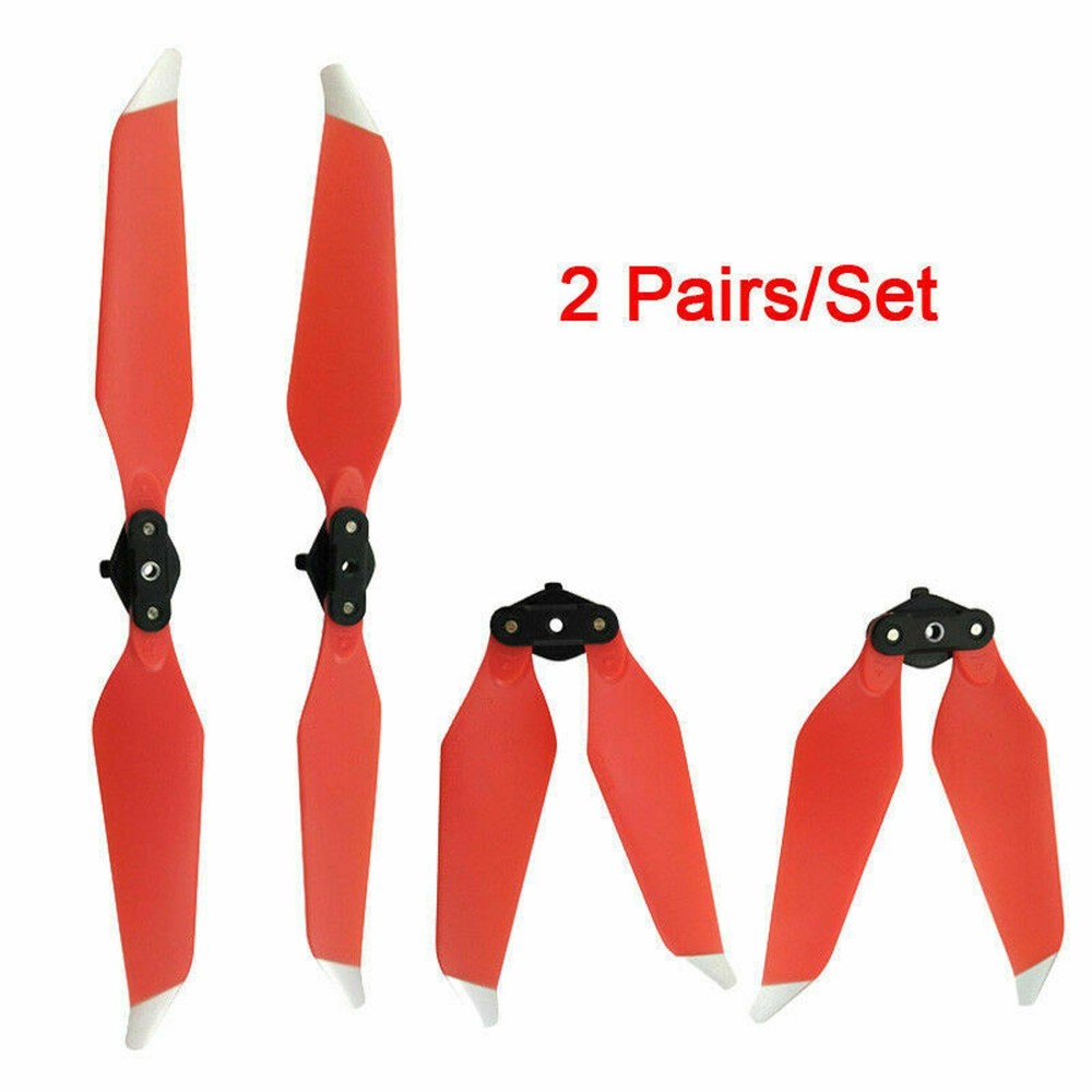 Low-Noise Quick-Release Red Propellers 8331F Props For DJI Mavic PRO Platinum A