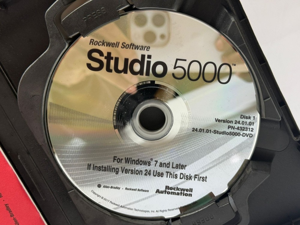 ALLEN BRADLEY STUDIO 5000 9324-RLD700NXENM RSLOGIX 5000 SOFTWARE DVD CD
