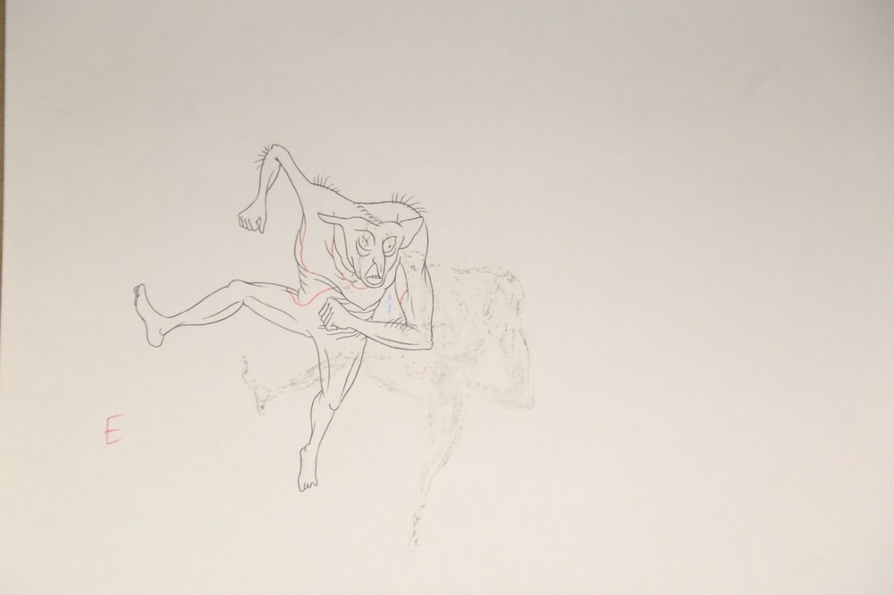 GhostBusters Original Production Drawing And Cel 71-34 Used Cond.