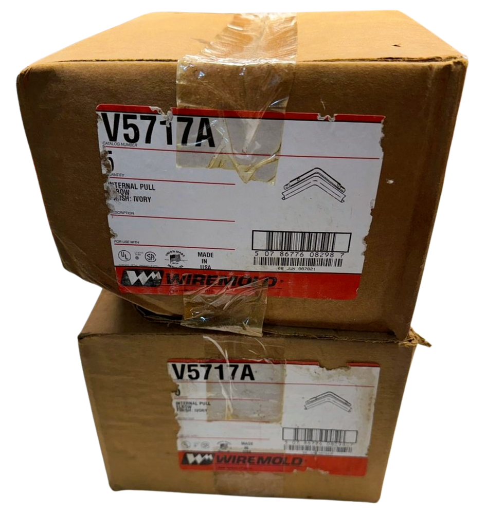Wiremold V5717A Ivory Internal Pull Elbow **Free Shipping**