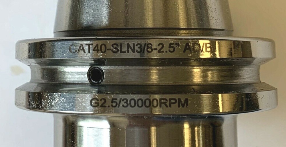 3/8" CAT40 END MILL HOLDER 2.5" PROJECTION DOMINATOR #20190