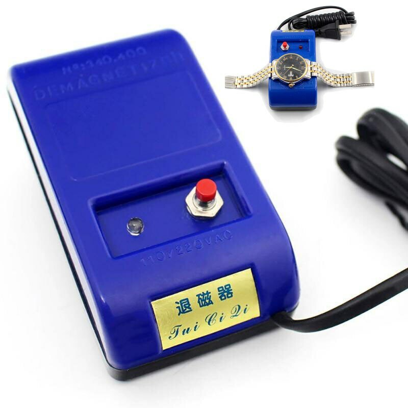 Electrical Watch Demagnetize Mechanical Quartz Repair Tool Watchmaker EU US Plug