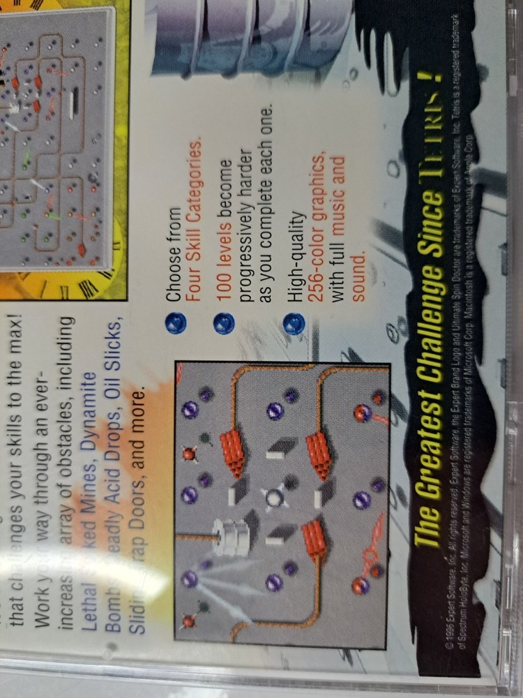 ULTIMATE SPIN DOCTOR Expert Software Game Windows 3.1/95/Mac CD-ROM Game 1997