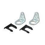 Bolt-on Brake Line Adapter Mounting Bracket Clips Pair