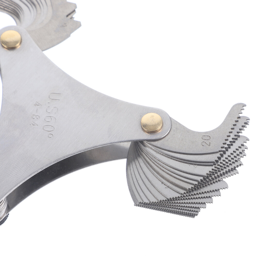 Multi Purpose Thread Pitch Gauge Stainless Steel Caliper Measuring Tool