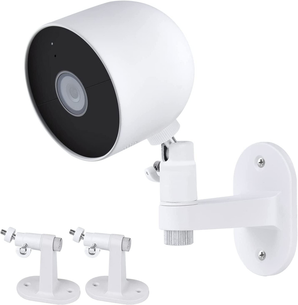 2Pack Adjustable Security Wall Mount Bracket for Google Nest Cam Outdoor