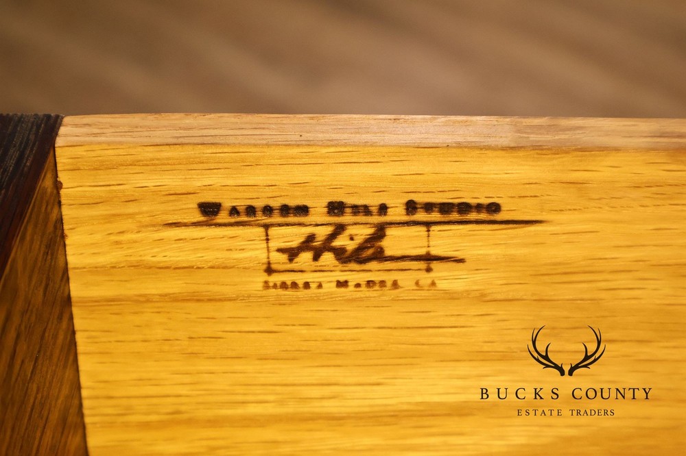 Warren Hile Studio Mission Oak Drop Front Desk