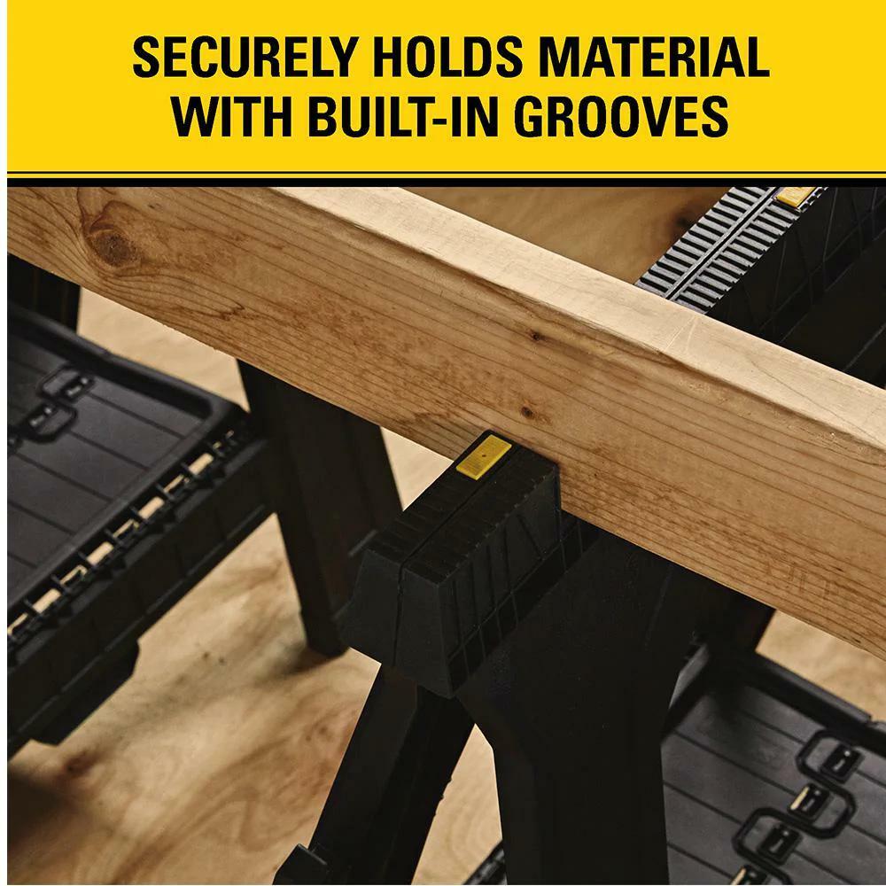 Stanley 31 in. Folding Sawhorse (2-Pack)