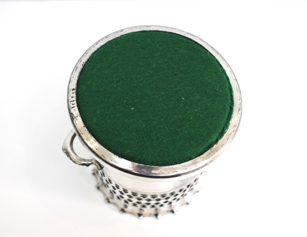 Walker & Hall Silver Plated Bottle Sleeve, Coaster