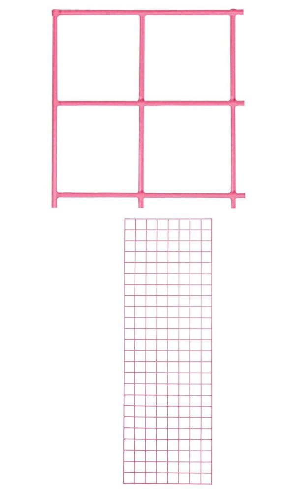 Wire Grid Panel 2' x 6' Panel Hot Pink Retail Display Craft Gridwall