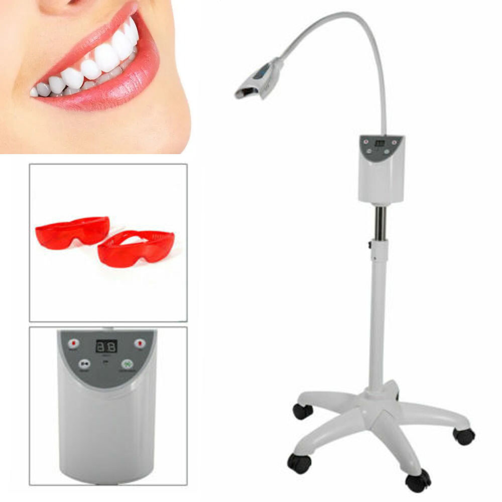 Dental Mobile Teeth Whitening Machine Lamp Bleaching Light Cold LED Accelerator