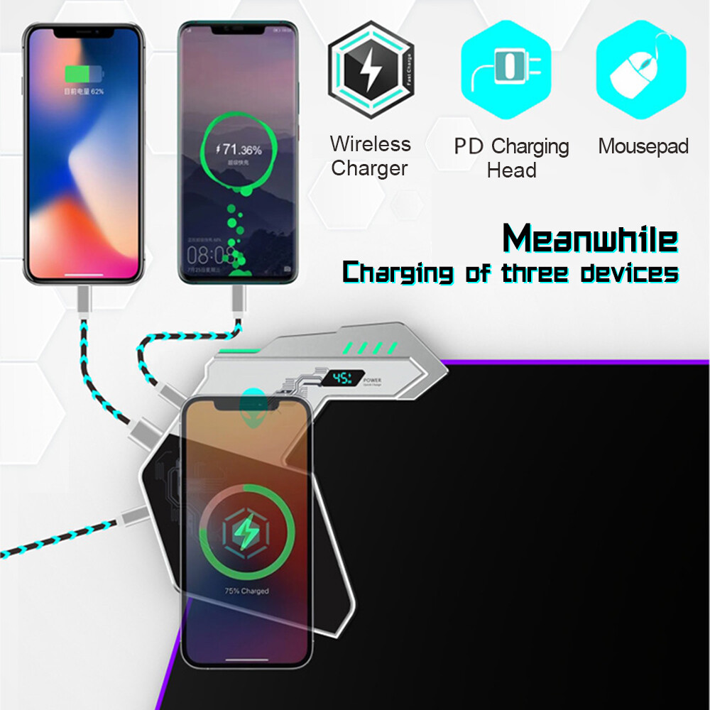 ALIENWARE Mouse Pad for Wireless Charging Mouse Pad 45W Fast-charging Mousepad