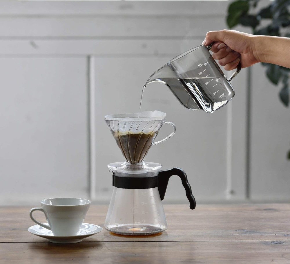 V60 "Air" Drip Kettle, 350ml, Clear Black