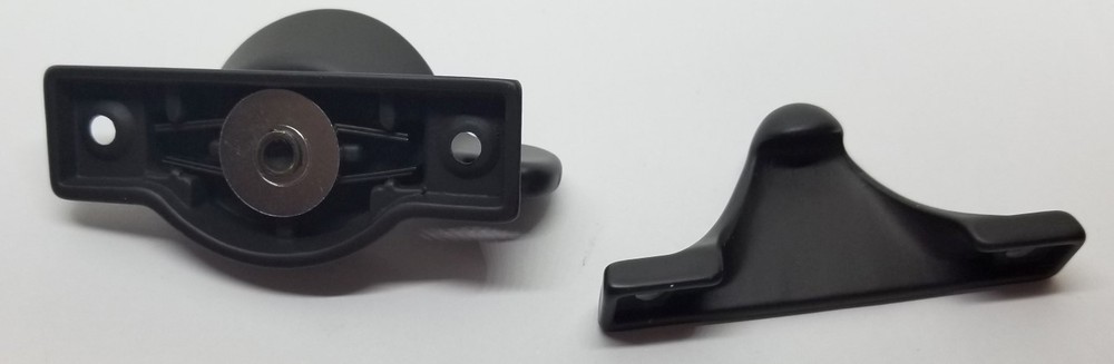 Decorative Solid Oil Rubbed Bronze Heavy Spring Loaded Window Sash Lock Square