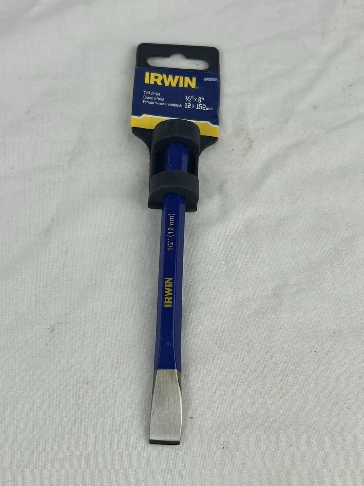 Irwin Cold Chisel 1/2”x6” New Hand Tool On Tag IRHT82535