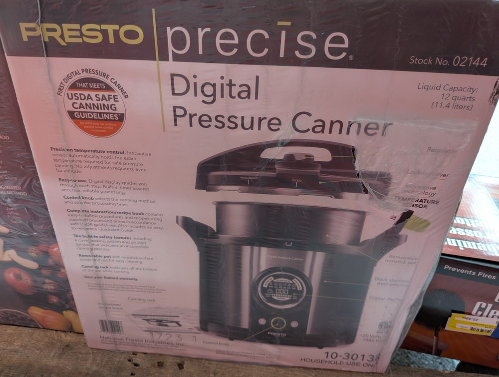 PRESTO Precise Digital Pressure Canner 02144 12 Quart