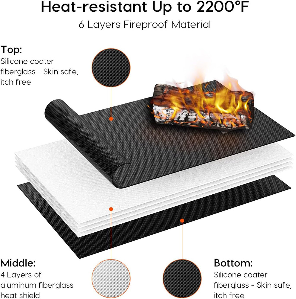 Fireproof Document Organizer Binder with Waterproof Bill Holder (Black)