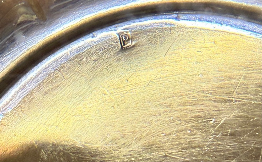 SILVER PLATED COASTER-VINTAGE SMALL PLATE