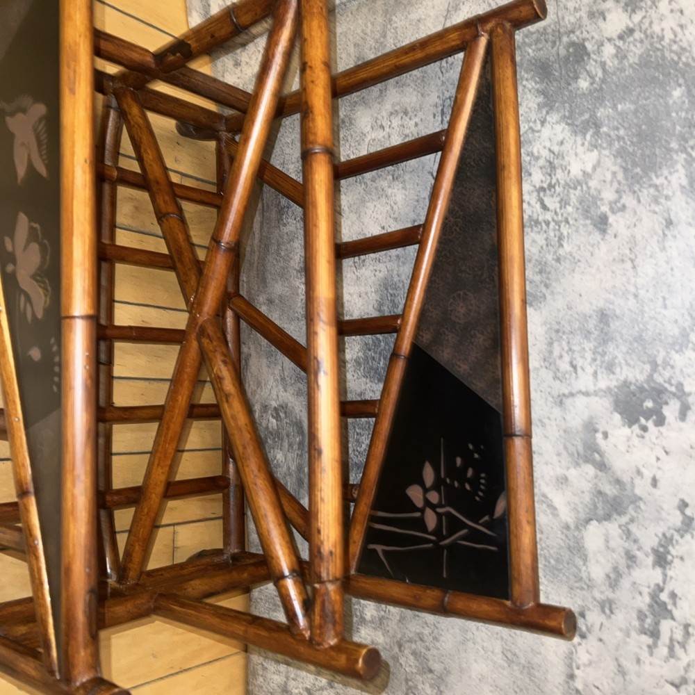 Palecek Victorian Style Bamboo Magazine Rack