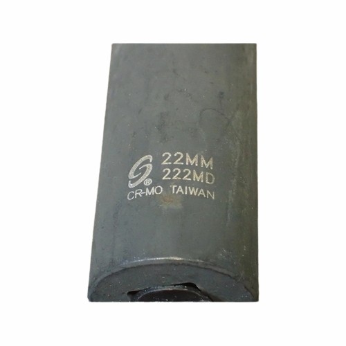 Sunex 222MD Deep Impact Socket, 1/2" Drive, 22mm, Chrome-Moly, 6 Point