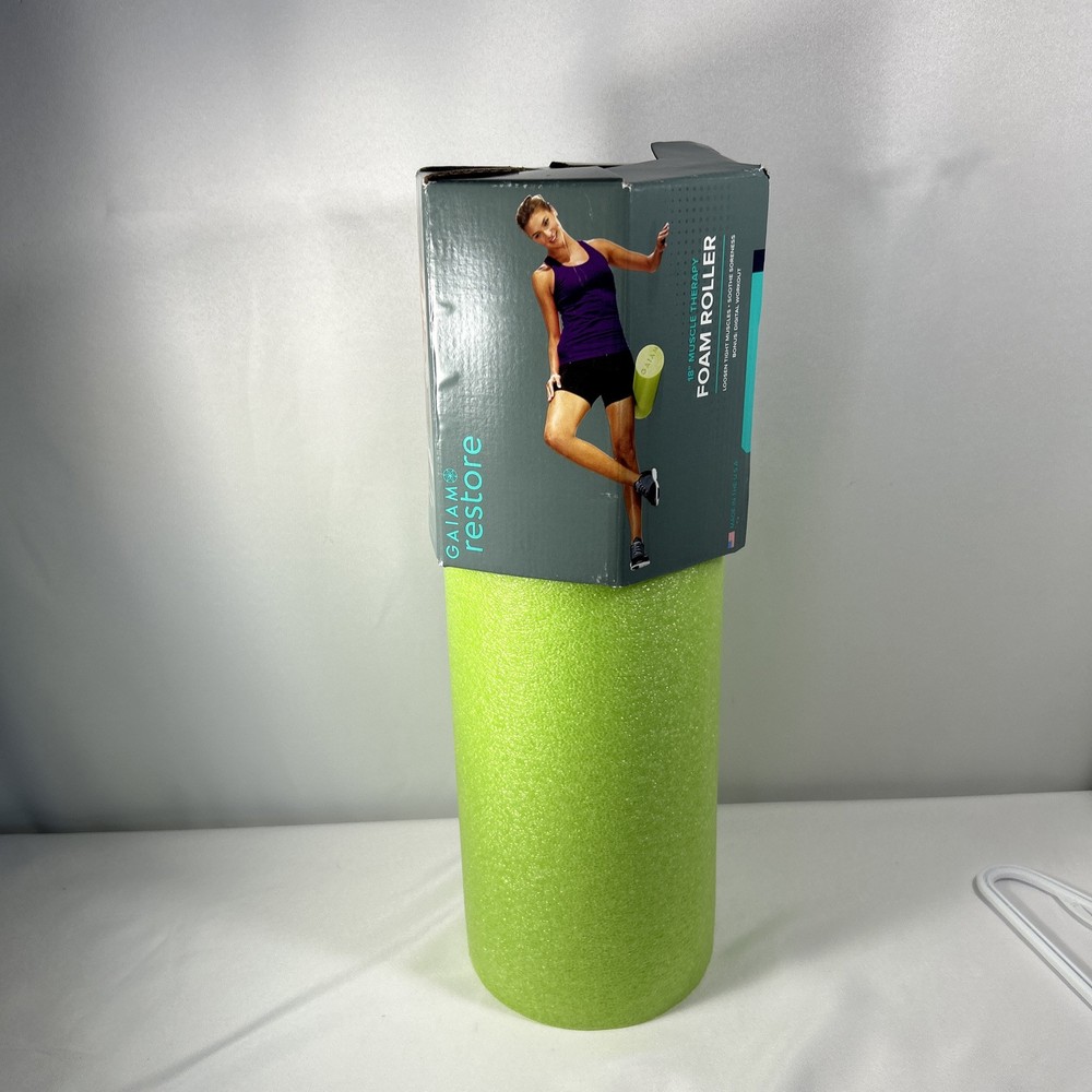 Gaiam -Restore Earth Friendly 18" Foam Roller Never Used