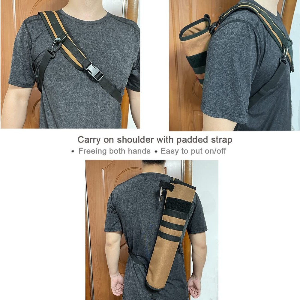Archery Back Arrow Quiver Molle System Lightweight Foldable Hip Bag | Target