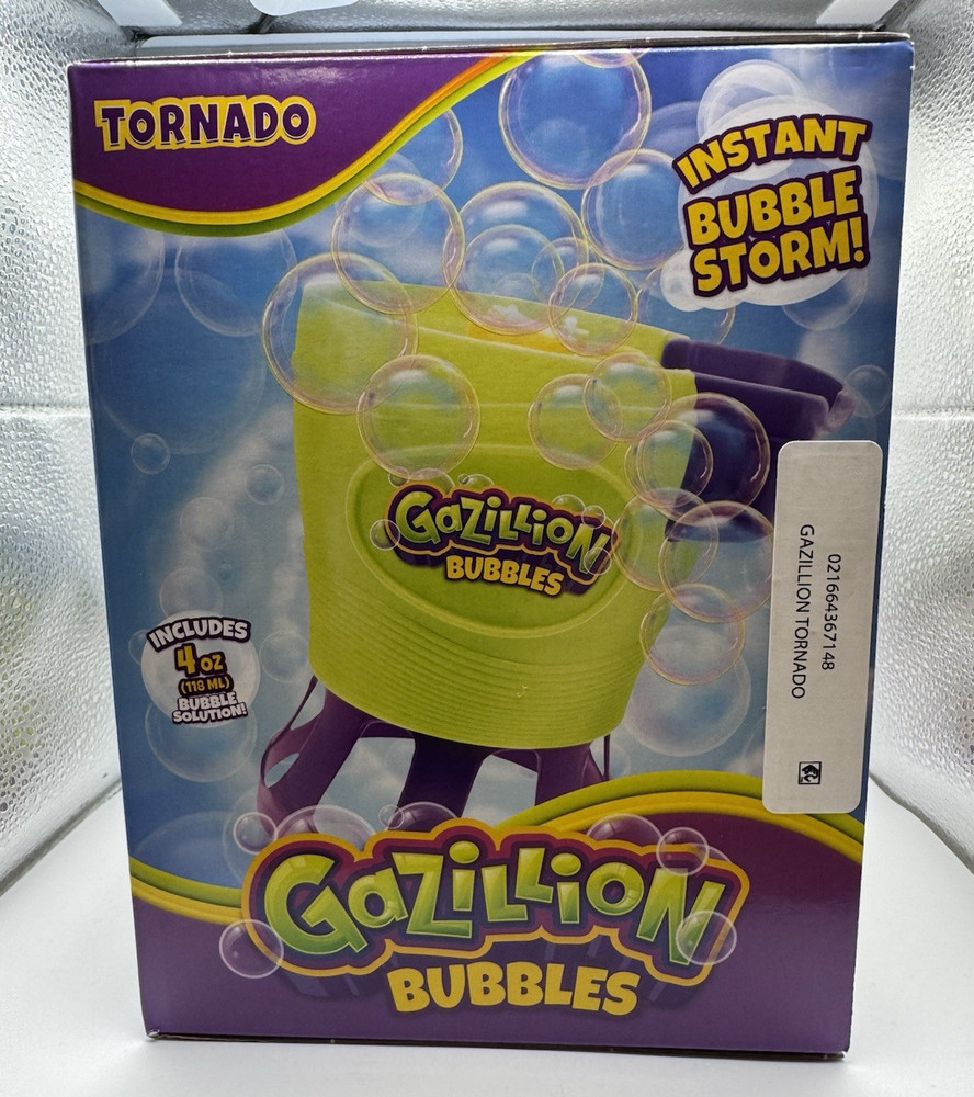 Gazillion Bubbles Tornado Machine Bubble Blaster Ultimate Blower Kids