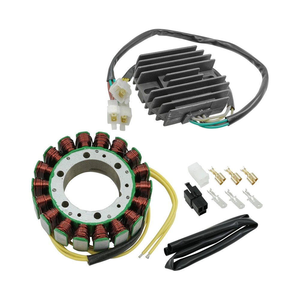 Caltric Stator and Regulator Rectifier Compatible With Honda Vt1100C Shadow 1...