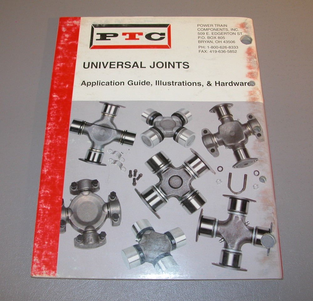 PTC Universal Joints Application Guide Illustrations Hardware UJ-0299