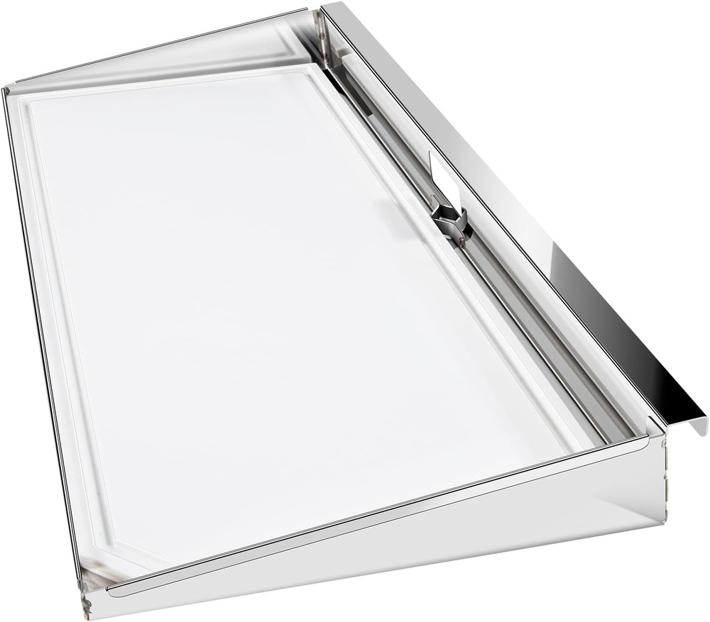 A10-902 Serving Shelf with Removable Cutting Board Fit for Rectangular Grills
