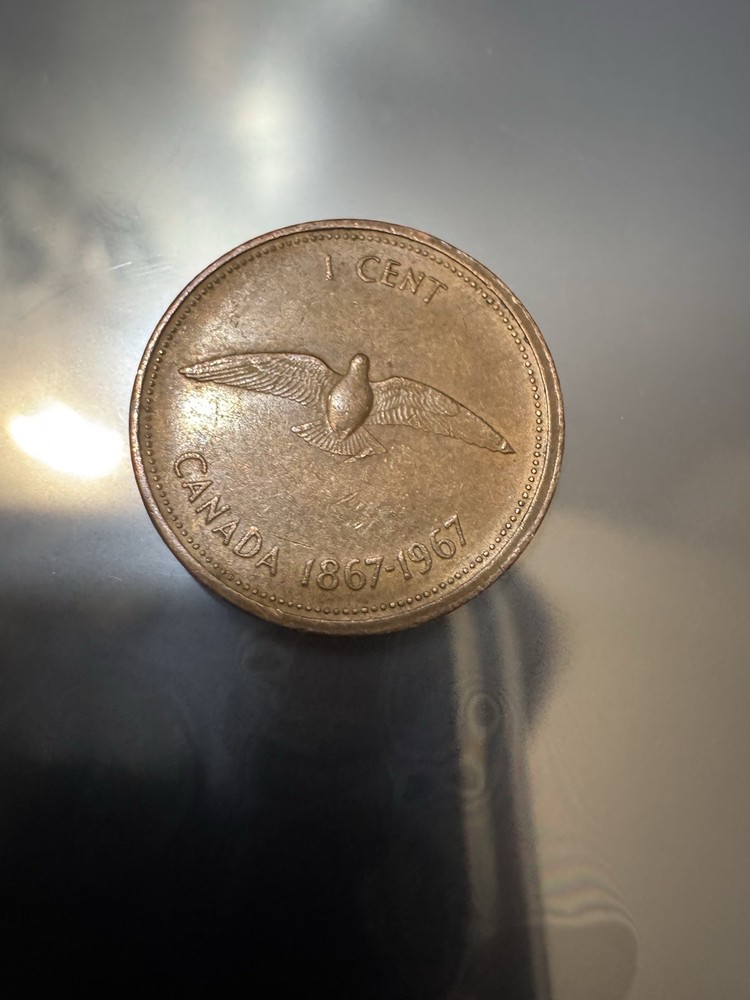 1967 ELIZABETH II CANADA SMALL CENT SKU:7