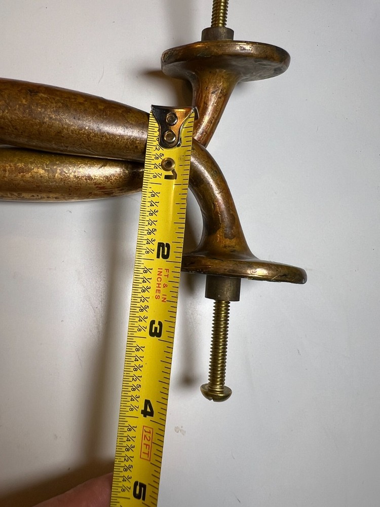 Large Heavy Duty Antique Brass Bronze Dummy Door Pull Pulls Handle Handles Set