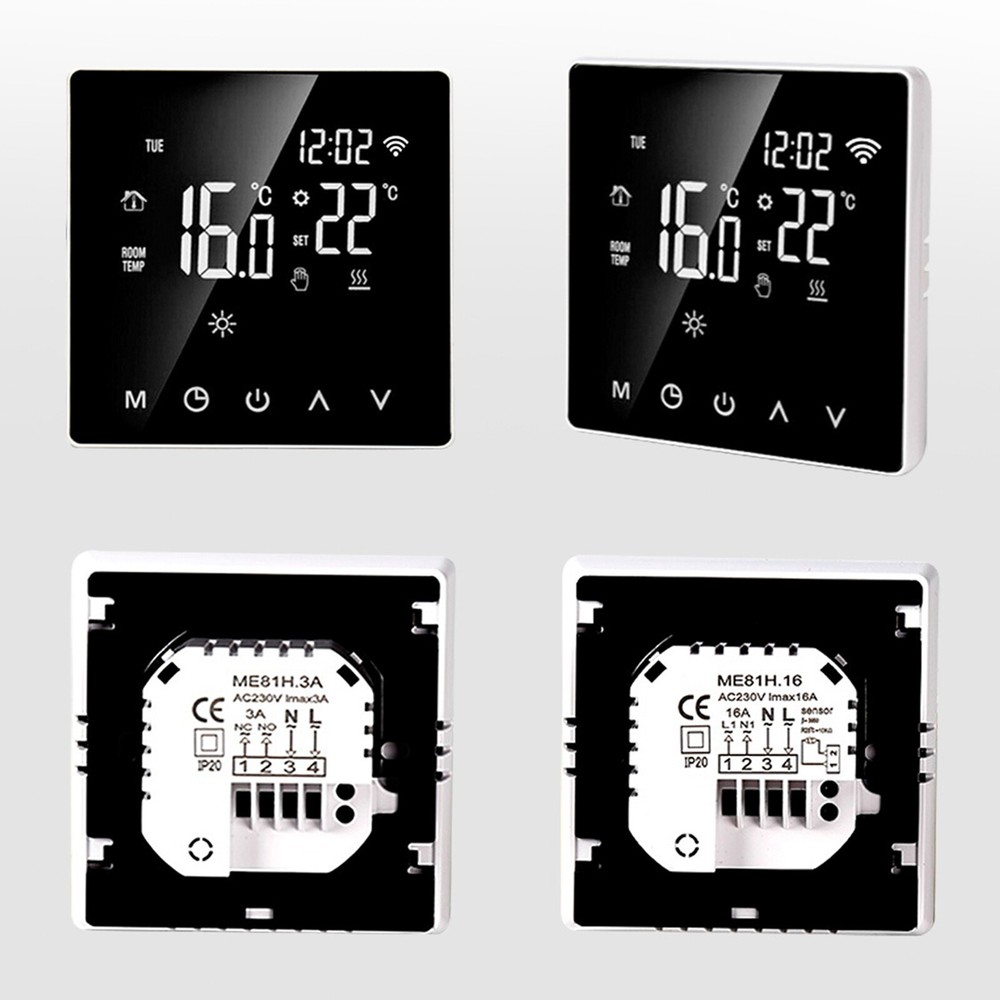 App Control Digital Smart Thermostat Programmable wifi Wireless Home Room Sensor