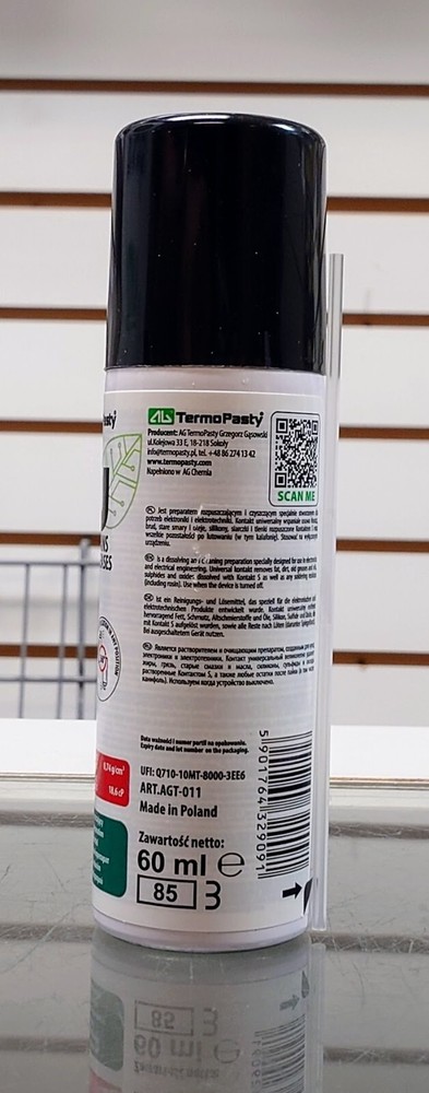 Kontakt U – specialized solution for cleaning and degreasing electrical componen