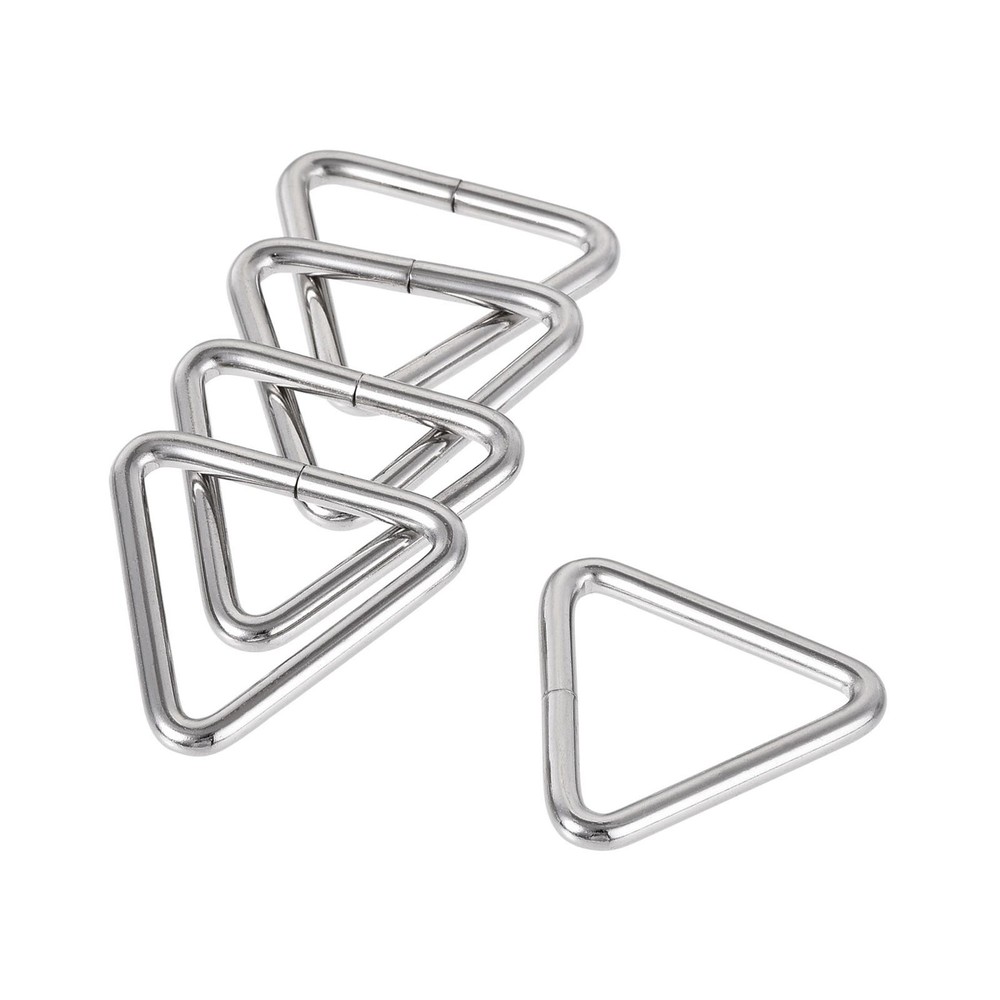 10pcs Metal Triangle Ring Buckle 0.98"(25mm) Inner Width for Strap Craft DIY