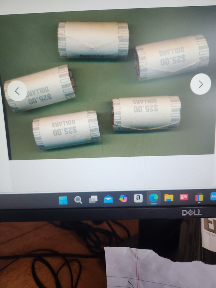 Sacagawea Dollar , 2000-P GEM BU ROLL , $25 Per Roll ,