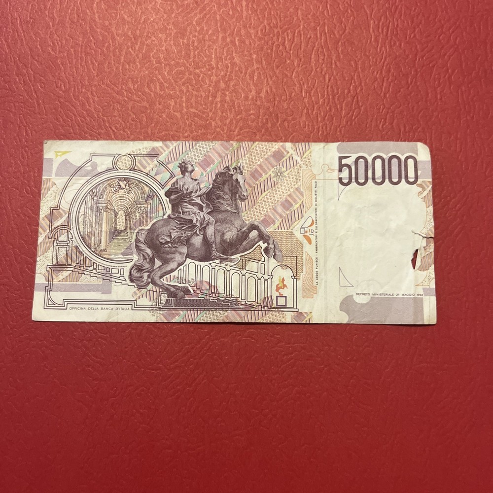 Italy - 50,000 lire- 1984