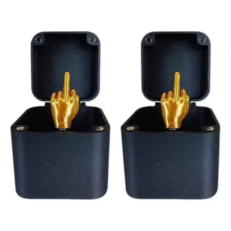 Prank Hand Pop-Up Gift Box 1pc Middle Finger Double Prank Surprise Gift Box