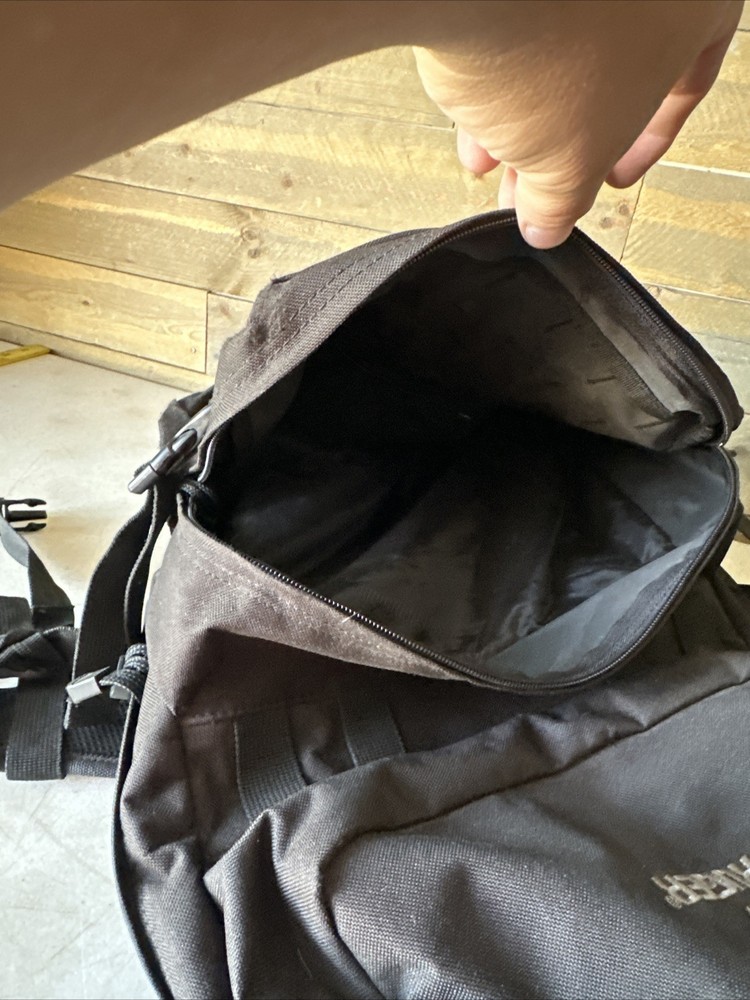 Ruger Adjustable Tactical 4 Pocket Large Backpack Black Outdoors Hiking Military
