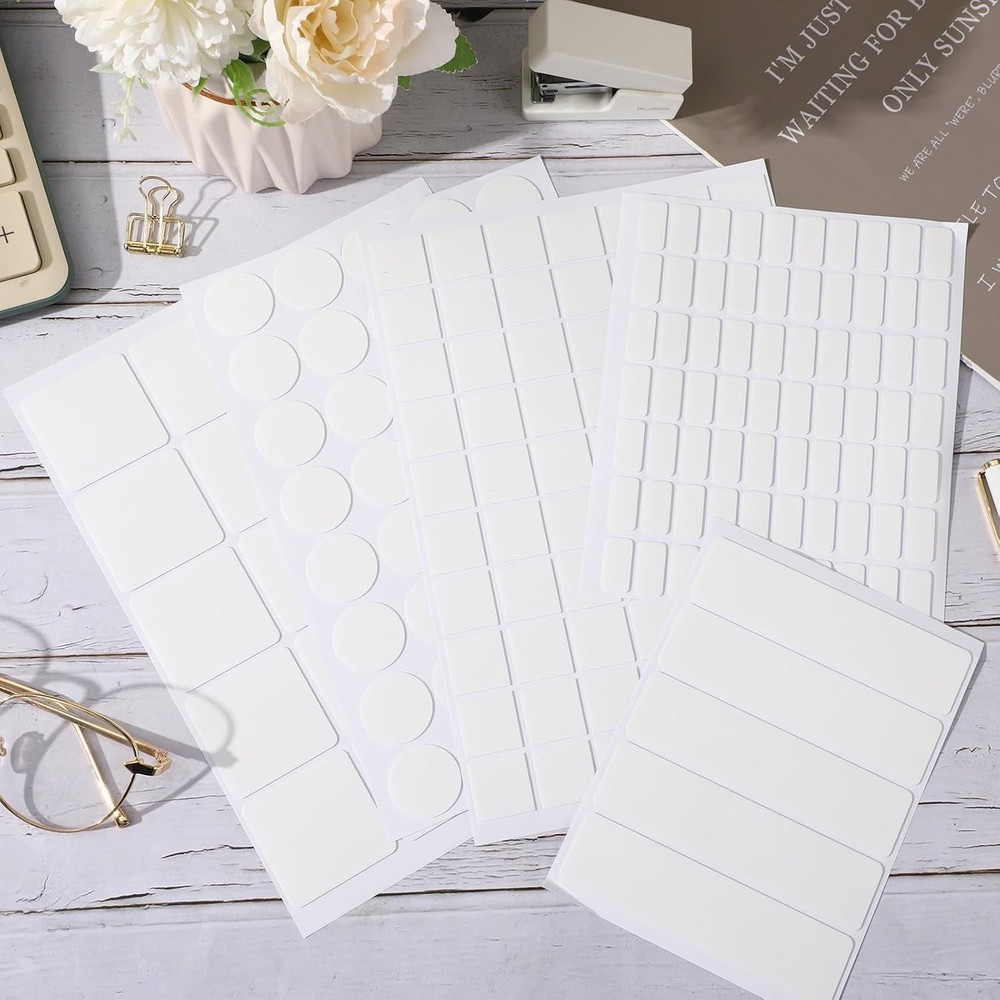 Versatile 10mm Double Sided Clear Putty - 280 Pieces for Creative Projects