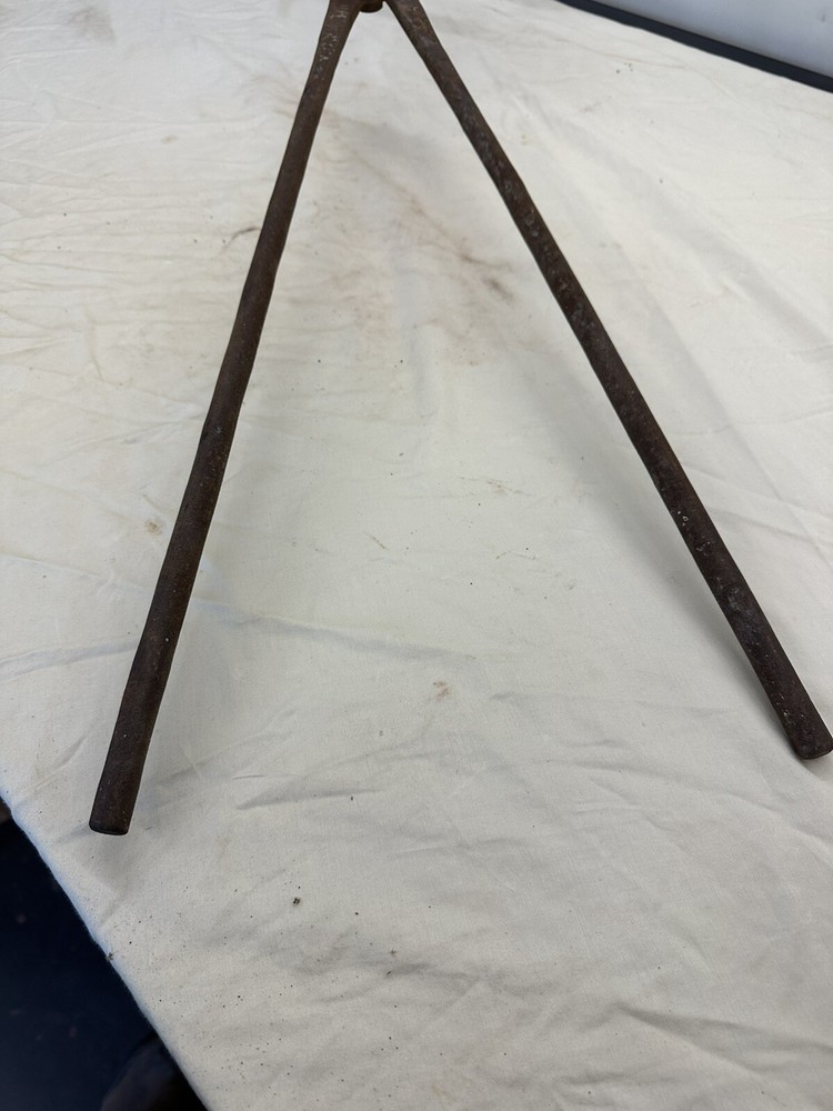 Antique Cast Iron Blacksmith Clamping Tool? With 40” Cast Iron Handles