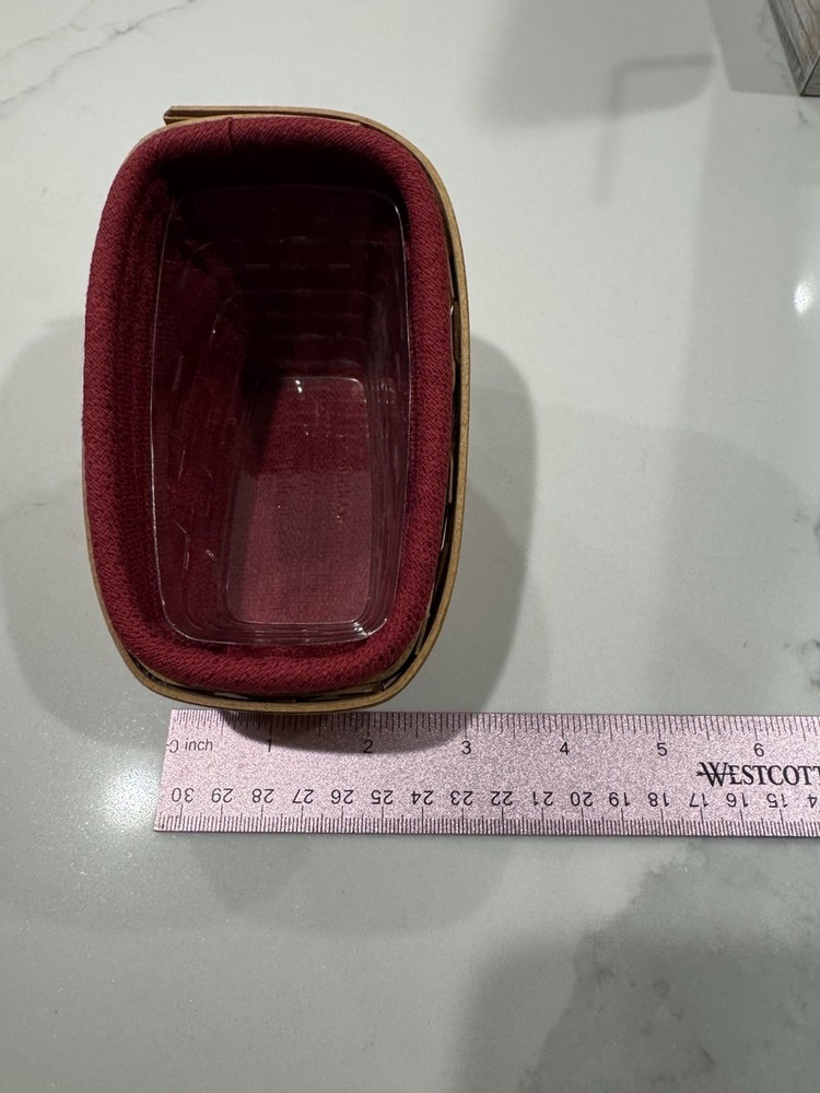 2004 Longaberger Mini Cilantro Basket Liner Protector