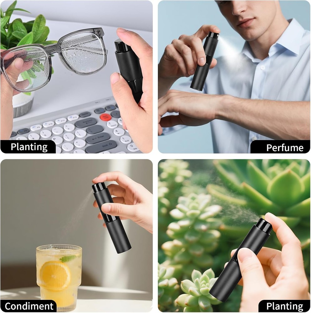 ​​Perfume Travel Refillable Atomizer 8ML (3PCS) - Empty Cologne Spray Bottle