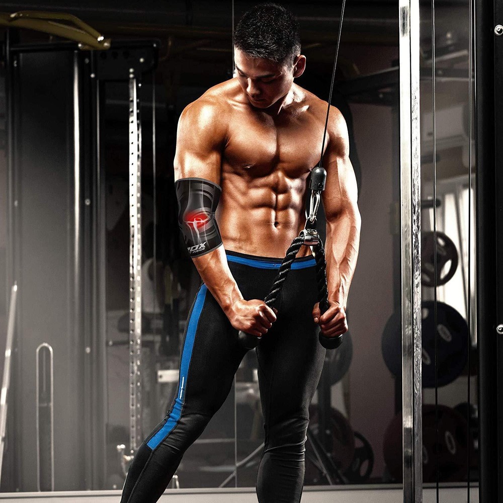 Elbow Brace Support by RDX, Arthritis, Elbow Compression Sleeve, Forearm Support